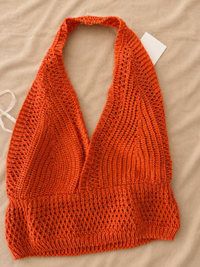 Crochet Halter Top Pattern PDF | Beginner-Friendly Summer Crop Top | Instant Digital Download (US Terms)